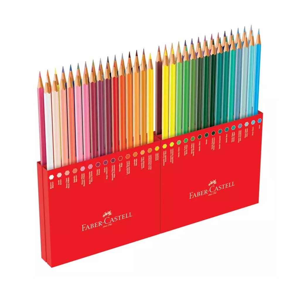 Caja lápices pastel Faber Castell 60